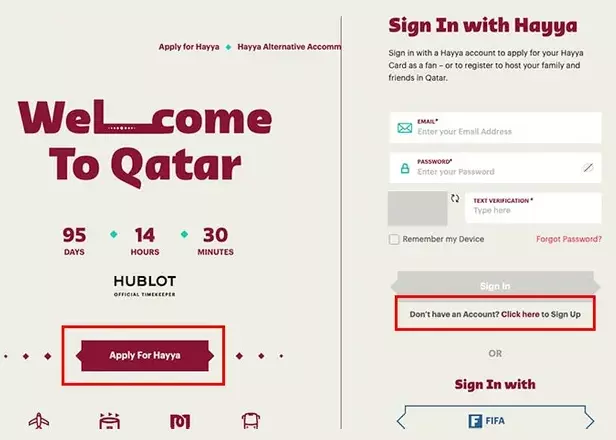 Hayya Card Qatar for FIFA